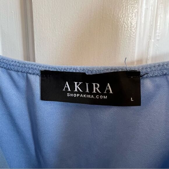Akira periwinkle romper dress  - Picture 6 of 12